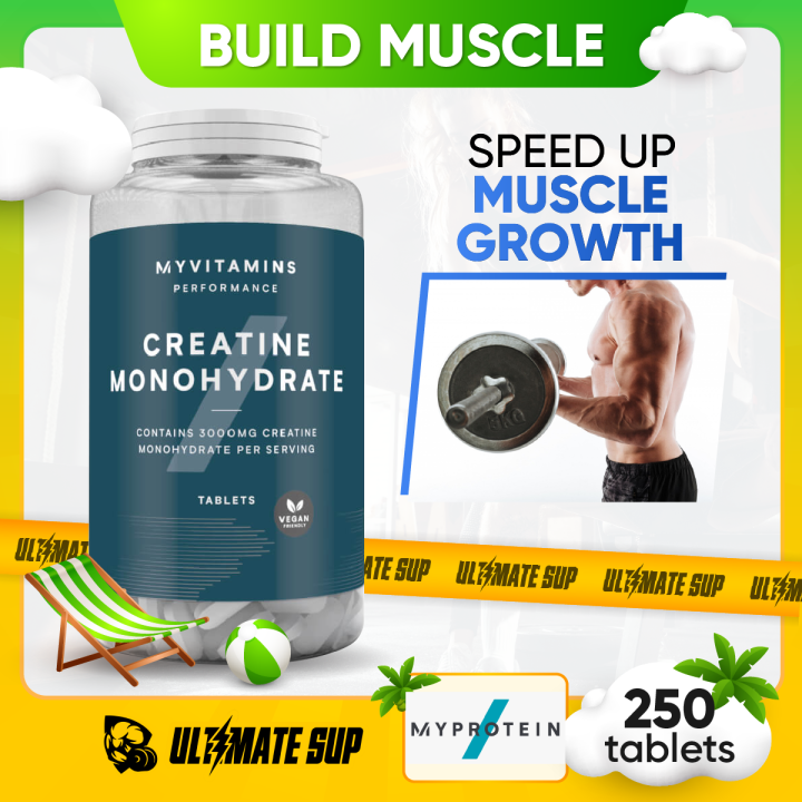 Myprotein Creatine Monohydrate Tablets Myprotein Creatine Monohydrate, Increase physical performance, 250