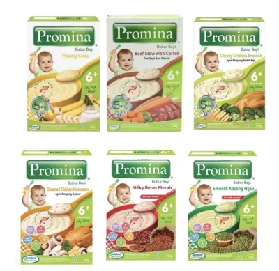[GROSIR!!] Promina Bubur Bayi MPASI 6+ 1 DUS isi 24 box 120gr - bubur bayi grosir mp asi sehat anak nikmat enak termurah