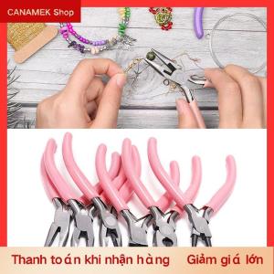 CS Mini Kìm đường chéo vòng cong kim mũi thủ công beading cách điện Cutter Kìm đối với trang sức làm công cụ
