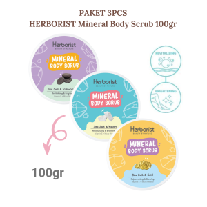 HERBORIST Mineral Body Scrub 200gr PAKET 3PCS