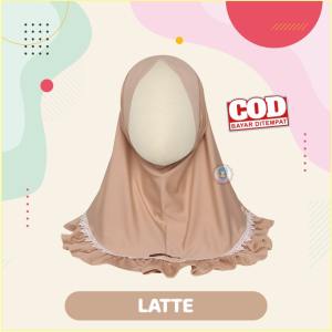 COD Kerudung Hijab Jilbab Bayi Perempuan Anak Baru Lahir Newborn Lucu Model Renda Mybabyhijab