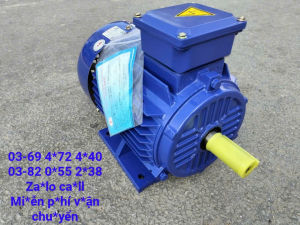 Động cơ mô tơ điện 3 pha 4kw(55hp) tua chậm 1400v/p