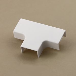 Set 5pcs Aksesoris Trunking Kabel PVC 20x10mm Termasuk Konektor Siku dan Pojokan untuk Instalasi Kabel Duct yang Presisi