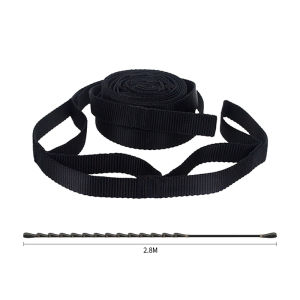 2Pcs Adjustable Tree Hammock Rope 2 Meter Hanging Extension Hammock Strap Camping Hammock Strap