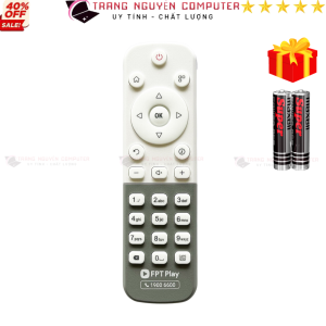 Remote điều khiển đầu FPT Play Box Mã 02 FX6-2ND Remote truyền hình FPT - Tặng kèm pin - Trang Nguyễn Computer