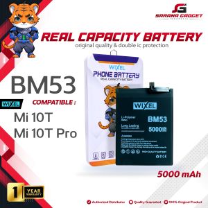 WIXEL Baterai XiaoMi Mi10T / Mi 10T Pro BM53 Double Power Real Capacity Original Batre Batrai Battery Ori HP Handphone Dual BM 53