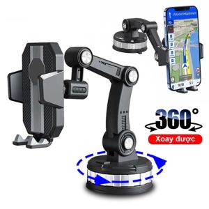 Giá Đỡ Điện Thoại Ô Tô Đa Năng 360° - Tích Hợp Sạc Nhanh - Phù Hợp Mọi Vị Trí Xe - Hàng Cao Cấp