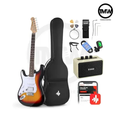 Donner DST-100L Left-Handed Starter Electric Guitar Beginner Complete Set DST 100 Series [LIMITED STOCK]