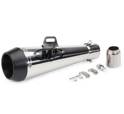 38-51mm Universal M4 Exhaust Pipe Motorcycle Muffler Pipe Ekzos Muffler Canister Pipe