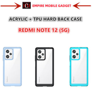 REDMI NOTE 11 4G / NOTE 11S 4G / NOTE 12S / REDMI 12 / REDMI 12C / REDMI NOTE 12 4G/5G / NOTE 12PRO 4G/5G / NOTE 12PRO PLUS 5G / NOTE 12 DISCOVERY / NOTE 12PRO SPEED ACRYLIC + TPU HARD BACK CASE