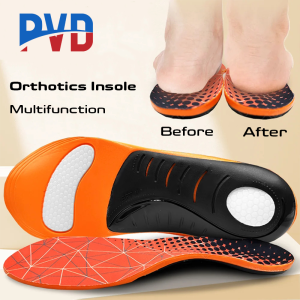 PVD 1Pair Orthotic Insoles Arch Support Orthopedic Insoles Flat Foot Plantar Fasciitis Pain Relief Shoe Inserts