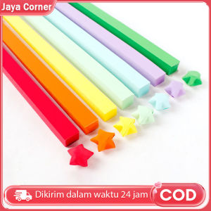 540pcs Kertas Origami Bintang Warna Origami Star Paper Motif Bintang