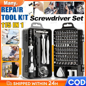 Precision Screwdriver Set 115 in 1 Electronics Magnetic Repair Tool Kit with Case for Repair Computer PC Cellphone Game Console Watch Eyeglasses etc