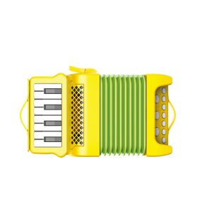SIRENXI Bài tập cầm nắm Đồ chơi đàn accordion cho trẻ em Kích thước nhỏ Khai sáng âm nhạc Nhạc cụ cho trẻ em Nhạc cụ Tương tác Nhạc cụ Accordion cho trẻ em Chơi trong nhà