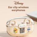 Disney J300 TWS BT5.3 ที่หนีบหู ชุดหูฟังบลูทูธ แนวคิดการนำกระดูก 2024 กีฬาเปิดที่ไม่ใช่ในหู วิ่ง ลดเสียงรบกวน [แบตเตอรี่ LED / ที่หนีบหูนุ่ม]. 