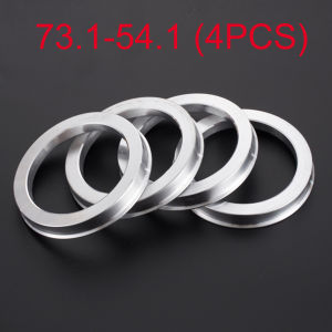 4PCS/Set Auto Wheel Hub Centric Spigot Rings Universal Wheel Spacer Center Bore Car Modification Ring Aluminum Alloy Hole Collar