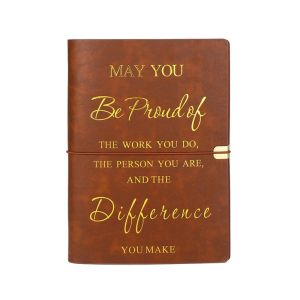 VB45D 80 Sheets A5 English Notepad English Horizontal Line Diary Agenda Book Wear-resistant Loose-leaf Notebook School Office Supplies