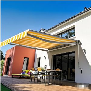 awning Retractable awnings covers Outdoor patio awnings Awnings with manual crank handles Rain awnings
