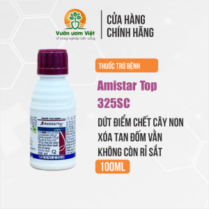 Thuốc trừ bệnh Amistar Top 325SC trị rỉ sắt thán thư lem lép hạt chết non phần trắng - 100ml