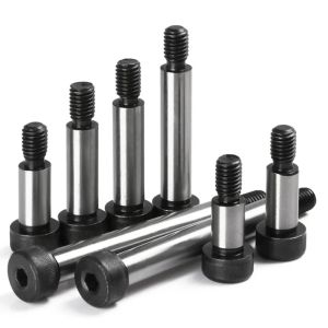 Hanson8 10 Pcs M5 M6 M8 M10 Steel Hexagon Plug Screw Shaft 12.9 Steel Socket Cap Head Shoulder Roller Bearing Bolts 2Z5B1