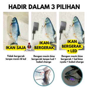 Mainan Ikan Bergerak MAS BIRU Boneka Ikan Goyang Tepuk Bayi Mainan Ikan Tepuk Untuk Bayi Tidur Mainan Bayi Merangkak Mainan Anak Perempuan / Mainan Anak Laki Laki Mainan Ikan Goyang Tepukan Pantat Bayi