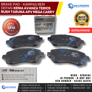 BRAKE PAD - KAMPAS REM DEPAN XENIA AVANZA TERIOS RUSH TARUNA APV MEGA CARRY MAVEN