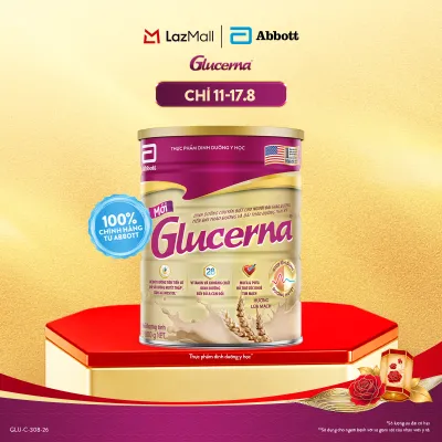[CHỈ 11-17.8 GIÁ TỐT MUA NGAY-SLCH] Sữa bột Glucerna hương lúa mạch 800g