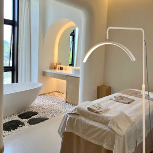 【LOCAL IN STOCK/COD】Led Bright Beauty Lamp/ Dimming Floor Lamp/Nordic Standing Work Light for Face Beauty Eyelashes