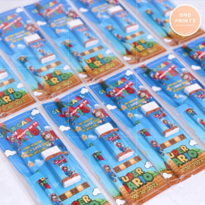 CUSTOMIZED PENCIL AND ERASER SOUVENIR SET ANY THEME IS AVAILABLE