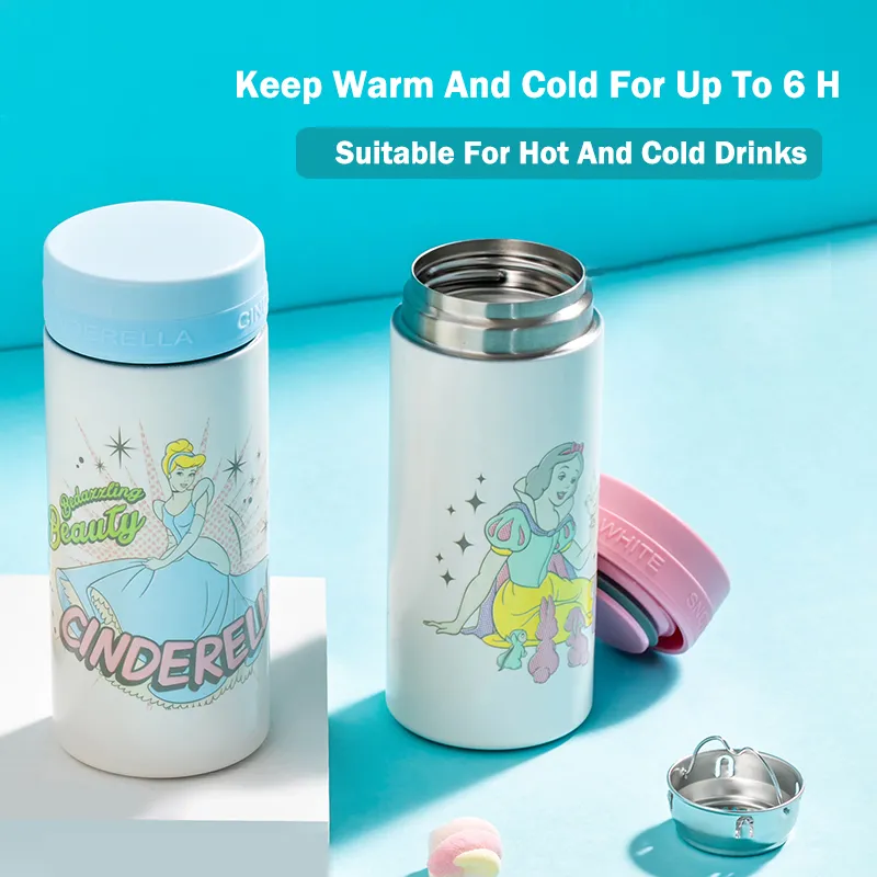 MINISO Disney Princess Thermos Cup 260mL Stainless Steel High