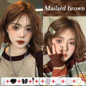 【2024 new hair colors】icolor hair dye shampoo permanent color No need to bleach semi permanent hair dye (Milk tea color/wine red/green brown/blue black/Maillard/cold brown)hair dye color 100ml color shampoo dye hair color Cherry red Neptune red hair dye