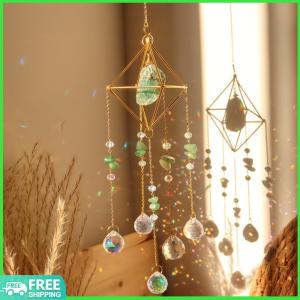 【New Arrival】 Creative Crystal Prisms Wind Chime for Wedding and Party Décor Brightening Living Room with Sparkling Effect