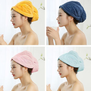 ผ้าเช็คผมน่ารัก ช่วยดูแลเส้นผม ผ้าคลุมผมนาโนใหม่ล่าสุด ซับน้ำดี ผ้าเช็ดผม