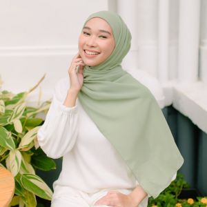 Gaudy - Pashmina Inner 2in1 Bahan Ceruty Babydoll Uk.173x72 Hijab Instan Wanita Muslim Terbaru