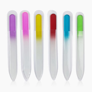 5PCS Nail File Crystal Polishing File Glass Nail Art Manicure File Women Girl Professional Polishing Tools