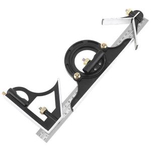 300MM professional carpenter tools Combination Square Angle Ruler Stainless Steel protractor Multi-function Measuring Tool