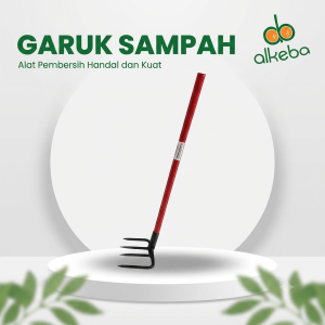 Garu Tanah Cangkrang Besi Gacok Garpu Taman Besar Alat Berkebun