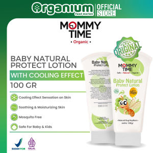 Baby Lotion Bug Repellent MOMMY TIME Natural Protect Lotion Cream Anti Nyamuk Bayi - 100g