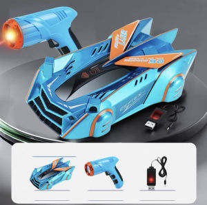 [Hoàn Tiền 10%]Đồ chơi xe ô tô leo tường điều khiển từ xa bằng lazer - tia hồng ngoại kèm pin sạc cho bé