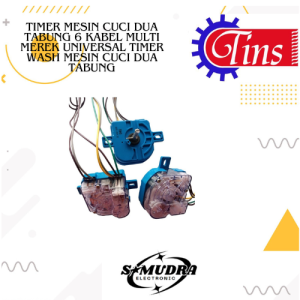 TIMER MESIN CUCI DUA TABUNG 6 KABEL MULTI MEREK UNIVERSAL TIMER WASH MESIN CUCI DUA TABUNG