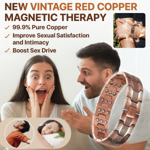 Health Magnet Therapy Bracelet Pure Copper Bracelets For Men Women Adjustable Cuff Stripe Magnetic Bangles Arthritis Health High Magnet Solid Copper Jewelry Better Sleep Health Magnetic Jewelry Gifts磁疗手链