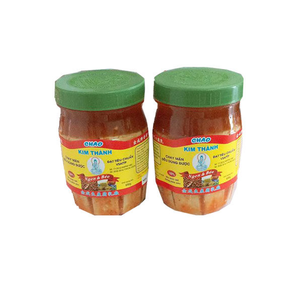 [ngon béo] Chao ăn chay, chao đậu hũ + chao nấu vịt lốc 2 hũ (650g/hũ) - chao trắng  dùng để ướp thịt, chấm gia vị dùng cả chay và mặn