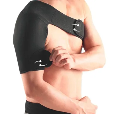 【HOT SALE】Adjustable Shoulder Support Brace Strap Joint Sport Gym Compression Neoprene Bandage Wrap NEW