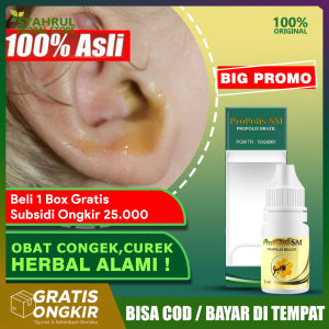 Obat Telinga Keluar Cairan Congek Curek - Infeksi Telinga Dengan Obat Herbal Propolis SM Brazil 100% BERGARANSI