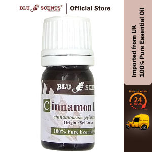 Blu Scents Cinnamon Pure Essential Oil 5ml Energizing Antiseptic Digestive Support