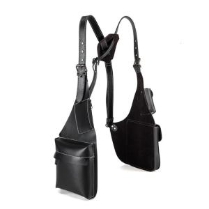 Leather Shoulder Holsters Bag Retro Forearm Adjustable Strap for Cosplay Stage Performances and Outdoor Adventures