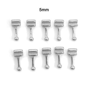 10PCS Orthodontic Sliding Crimpable Hook For Dental Orthodontic Materials 3.5 / 5mm