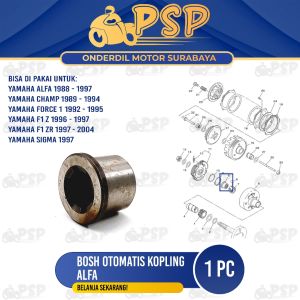 Bosh Otomatis Kopling Alfa - Boshing Bos Rumah Kampas Ganda Yamaha Champ Force 1 FIZR F1Z Sigma