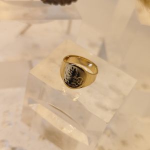cincin anak emas 8k cincin model plat gambar melody dan little pony