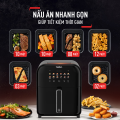 [NHẬP MÃ TEFALOFF30T6 GIẢM 30%] Nồi chiên không dầu Tefal EasyFry Window 6L EY821868. 